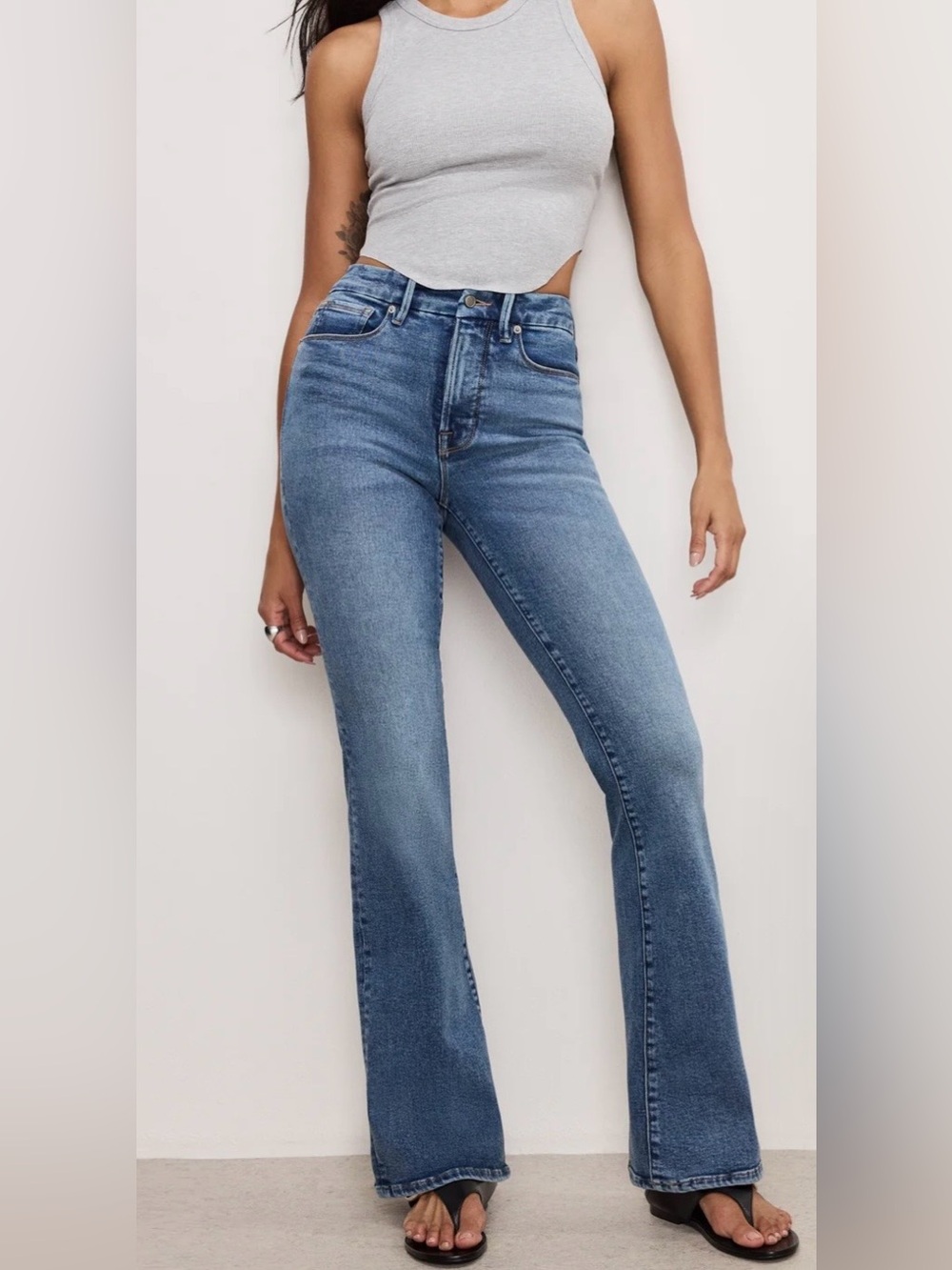 Good American Good Curve bootcut Women Jeans - Blue